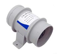 Drivstraw Ventilatore marino in linea da 12 V, 7,6 cm, compatto, per barche e camper, funzionamento silenzioso con albero motore sigillato e guarnizioni anteriore/posteriore dell'albero