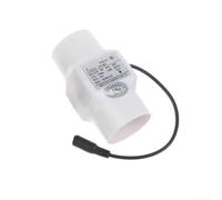 Drivstraw Ventola di scarico in linea da 12 V, 6 W, per un flusso d'aria silenzioso con alto volume e pressione, adatta per la ventilazione in bagni, aree per animali domestici e magazzini (bianco, 50