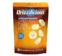 Drizzilicious Torta di compleanno mini torte di riso con pioggerella al cioccolato bianco 113g