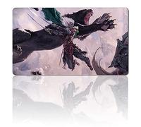DRIZZT DO'URDEN,DE - Gioco da tavolo MTG tappetini da gioco + custodia impermeabile gratuita, TCG Card Game Table Mat Dimensioni 60 x 35 cm, Mouse Pad compatibile con Digimon MTG TCG CCG RPG