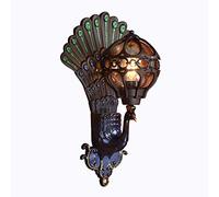 DRKUTVARV Luci da Giardino a Pavone retrò in Stile Europeo Lampada da Parete a LED for Hotel Lampada da Porta for Balcone Villa Adatta for Illuminazione Esterna