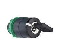 DRKUTVARV ZB5AG210 Testa for selettore a Chiave XB5 Plastica Nera Chiave da 22 mm 458A 2 Posizioni Rimane in Posizione
