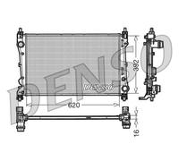 DRM09113 DENSO Radiatore, Raffreddamento motore per FIAT