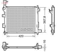 DRM43005 DENSO Radiatore, Raffreddamento motore per KIA