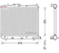 DRM47013 DENSO Radiatore, Raffreddamento motore per OPEL,SUZUKI