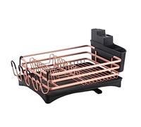 DRMEE Scolapiatti Stabile Lega Di Alluminio Cucina Piatto Stendino Lavello Scolapiatti Supporto Scaffale Organizzatore Moderno Organizzatore da Cucina(D)