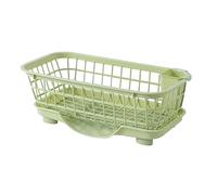 DRMEE Scolapiatti Stabile Scolapiatti Da Cucina Scolapiatti Scolapiatti Portabicchieri Cestino Organizzatore Vassoio Da Cucina Moderno Organizzatore da Cucina(Grün)