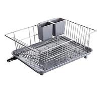 DRMEE Scolapiatti Stabile Scolapiatti In Acciaio Inossidabile Scolapiatti Da Cucina Scolapiatti Per Lavello Scolapiatti Portaposate Scolapiatti Portaoggetti Scaffale Moderno Organizzatore da Cucina
