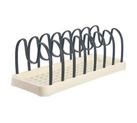 DRMEE Scolapiatti Stabile Scolapiatti In Plastica, Scolapiatti, Ciotole, Espositori Per Bicchieri, Mensole Da Cucina Moderno Organizzatore da Cucina(B)