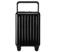 DRMEE Valigie Trolley Viaggio Bagaglio A Mano Valigia Con Lucchetto A Combinazione Valigia Bagagli Da Stiva Bagaglio (Color : Black, Size : 24 inch)