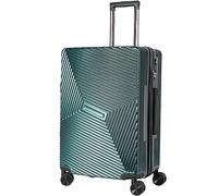 DRMEE Valigie Trolley Viaggio Bagaglio Portatile Con Ruote Girevoli Valigia Con Chiusura TSA Resistente Alle Cadute Bagaglio (Color : Grün, Size : 24 in)