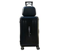 DRMEE Valigie Trolley Viaggio Set Di Valigie Da 2 Pezzi, Set Di Valigie Rigide, Set Di Valigie Leggere Con Lucchetto Con Custodie Per Il Trucco Bagaglio (Color : A, Size : 24inch)