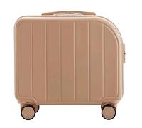DRMEE Valigie Trolley Viaggio Valigie Da 18 "con 4 Ruote Borsa Rigida Resistente In PVC Per Viaggi Bagaglio (Color : F, Size : 18 inch)