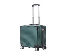 DRMEE Valigie Trolley Viaggio Valigie Da Imbarco Da 16 Pollici Bagaglio A Mano Piccole Valigie Portatili Con Ruote Bagaglio (Color : Grün, Size : 16inch)