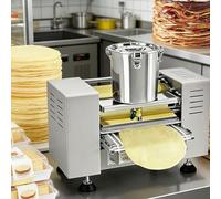 Drmoxin Macchina per Crêpes Professionale, Completamente Automatica, con Nastro Trasportatore, velocità E Temperatura Regolabili, Riscaldamento Uniforme per Una Produzione Efficiente in Cucina 8in
