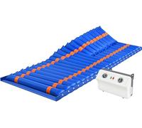 Drmoxin Materasso antidecubito Gonfiabile, Design di Sollevamento Automatico e Rotazione, con Pompa ad Aria, per pazienti Anziani Costretti a Letto,T04A