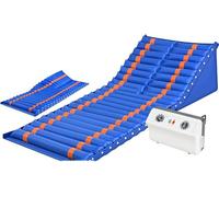 Drmoxin Materasso antidecubito Gonfiabile, Design di Sollevamento Automatico e Rotazione, con Pompa ad Aria, per pazienti Anziani Costretti a Letto,T06A