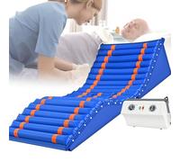 Drmoxin Materasso antidecubito Gonfiabile, Design di Sollevamento Automatico e Rotazione, con Pompa ad Aria, per pazienti Anziani Costretti a Letto,T05B