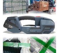 Drmoxin Reggiatrice Automatica Portatile, Utensile Portatile per Saldatura, Utensile Automatico per Fusione a Caldo con Batteria da 4000 mAh, velocità di Serraggio: 100-200 Mm/S,2battery