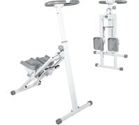 Drmoxin Scalatore Verticale, scalatore per Allenamento Completo del Corpo, scalatore Cardio Pieghevole Compatto con intervallo di gradini esteso, Scala Fitness Manubrio Regolabile in Altezza