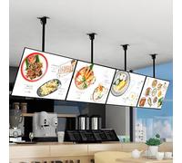 Drmoxin Scatola Luminosa a LED con Cornice a Scatto Sottile, Espositori Luminosi con Asta Telescopica, Cartellone Pubblicitario da Parete, per Decorazioni, Esposizioni E pubblicità,4pcs-40 * 60cm