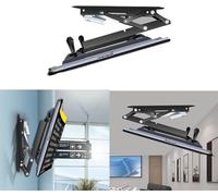 Drmoxin Supporto TV a Soffitto Motorizzato - Sollevatore TV Nascosto a Discesa, con Sollevamento Automatico,Ribaltabile 0-85°,Adatto a Supporto TV Motorizzato da 32-70 Pollici