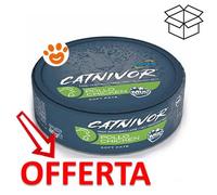 DRN Catnivor Adult Soft Patè 80 gr - Pollo - Confezione da 24 pezzi - Cibo umido per gatti - 1° ORDINE? scegli lo sconto BZR5 / BZR20 + 200 punti fedeltà