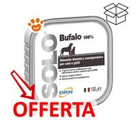 DRN Solo alimento monoproteico cane e gatto 100 gr: Bufalo