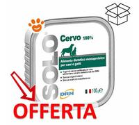 DRN Solo alimento monoproteico cane e gatto 100 gr: Cervo