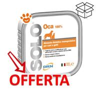 DRN Dog & Cat SOLO Oca - Vaschetta Da 300 Gr - CONFEZIONE RISPARMIO