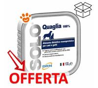 DRN Solo alimento monoproteico cane e gatto 100 gr: Quaglia