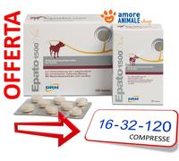 DRN EPATO 1500 Plus → 16 / 32 / 120 compresse per CANI Cura i Disordini Epatici