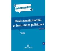 Droit constitutionnel et institutions politiques