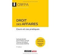 Droit des affaires CRFPA: Cours et cas pratiques