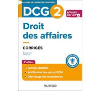 Droit des affaires DCG 2: Corrigés