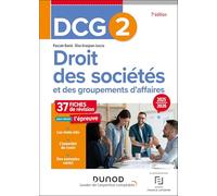Droit des sociétés et des groupements d'affaires DCG 2: 37 fiches de révision