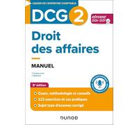 Droit des sociétés et des groupements d'affaires DCG 2: Manuel