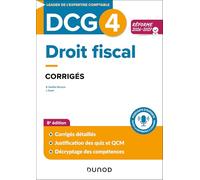 Droit fiscal DCG 4: Corrigés