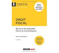 Droit fiscal: Epreuve de spécialité, Cours et cas pratiques
