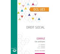 Droit social - Corrigé: UE 3 du DCG