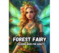Droma Simple Books Fairy Forest Coloring Book For Adults (Tascabile)