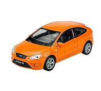 DROMADER Welly Ford FocusMK2 Orange 3 Porte 2009 1/34-1/39 Metal Model Auto Die Cast Nuovo in scatola