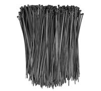 Dromzen 300 x 4,8 mm Fascette Plastica, Fascette Elettricista, Fascette Cavi, Fascette Stringicavo, Uv-Beständiges Set per La Gestione Dei Cavi, Giardinaggio, Casa, Officine(1000 Pezzi, Nero)