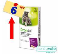 DRON-TAL 2 Cpr Cane Vermifugo SCONFEZIONATO → Contro parassiti intestinali Cani