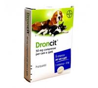 Droncit 50mg cani e gatti 2 compresse