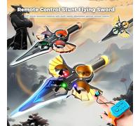 Drone aliante con spada volante RC con onda manuale e modalità controller, aereo acrobatico a 3 velocità per bambini, adolescenti e adulti, luci a LED, divertimento aereo