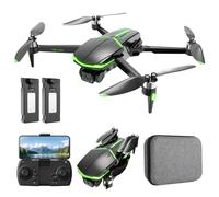 Drone con Telecamera 4K per Bambini Principianti e Ragazzi, Mini Drone Pieghevole Brushless, 45 Min con 2 Batterie, Facile da Pilotare, Mantenimento Altitudine, 3D Flip, Regalo Ragazzo (Black)