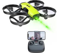 Drone con Telecamera Orientabile Con 3 Batterie Protezione Eliche