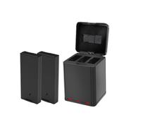 Drone da 1100 mAh, compatibile con la batteria Tello + caricabatterie a 3 slot hub di archiviazione for ricarica, gli accessori volo DJI(2battery1charger)