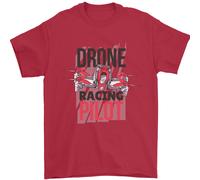 Drone da Corsa Pilota Uomo T-Shirt 100% IN Cotone